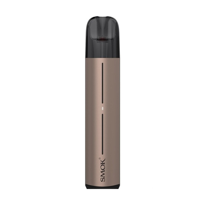 Smok Solus 2 Pod Mod cihazı, şık bronz/koyu altın rengi.