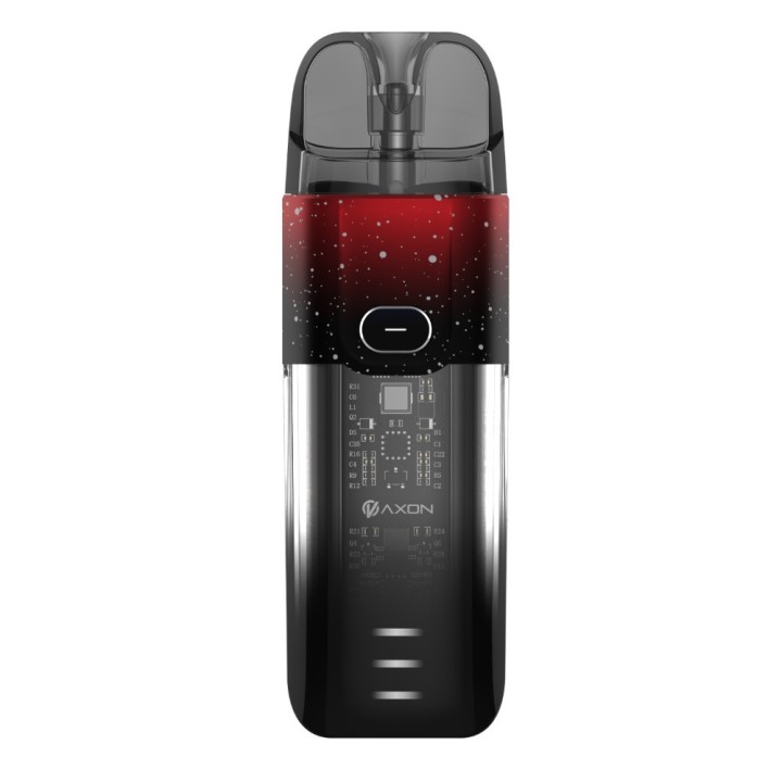 Vaporesso Luxe XR Pod Mod, Kırmızı Galaksi desenli, Axon çipli elektronik sigara.