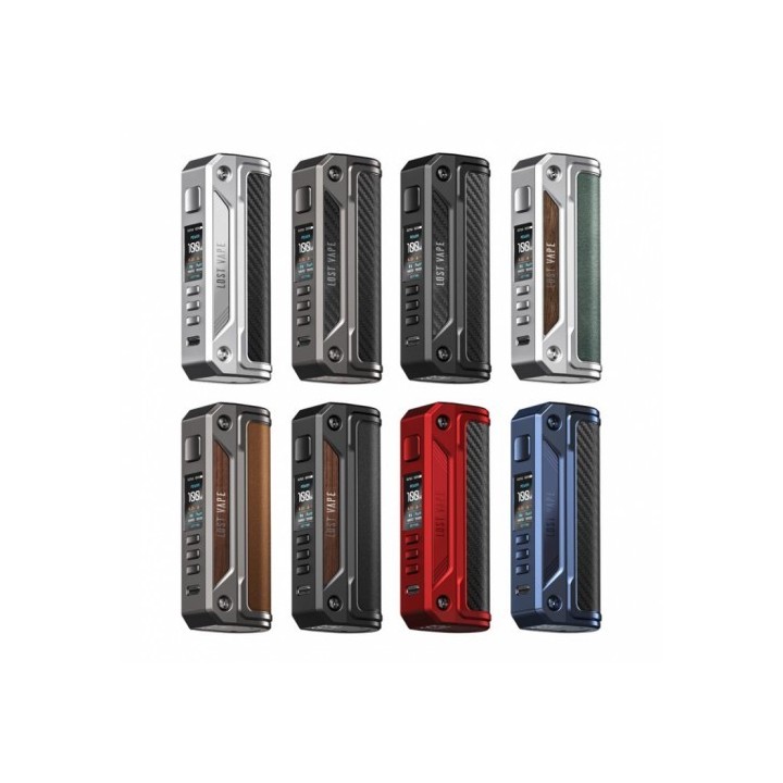 Lost Vape Thelema Solo 100W Pod Mod çeşitleri ve renk seçenekleri.