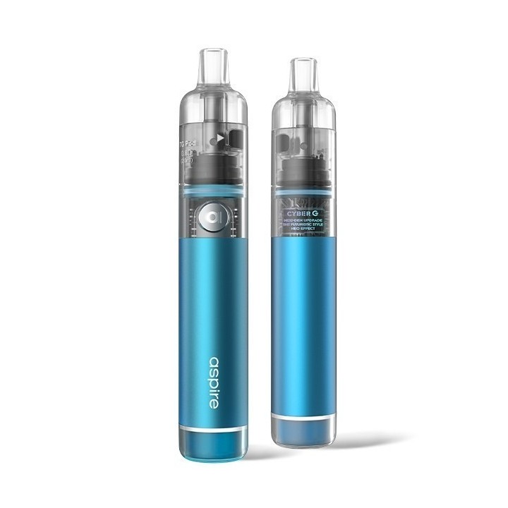 Aspire Cyber G Pod Mod mavi renkli elektronik sigara cihazı görseli