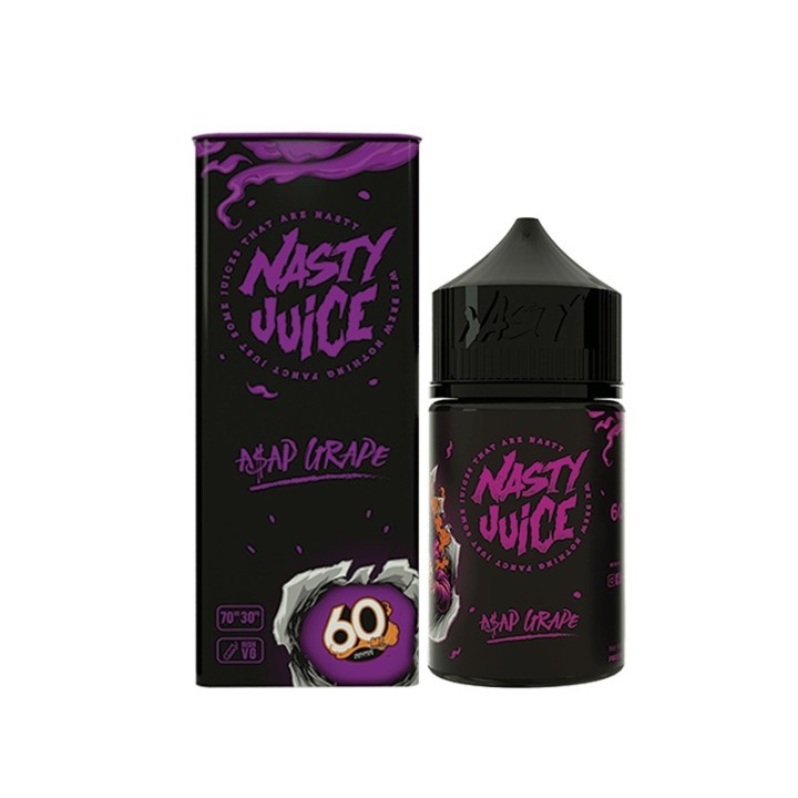 Nasty Juice Asap Grape E Likit 60ml Mor Siyah Ambalaj