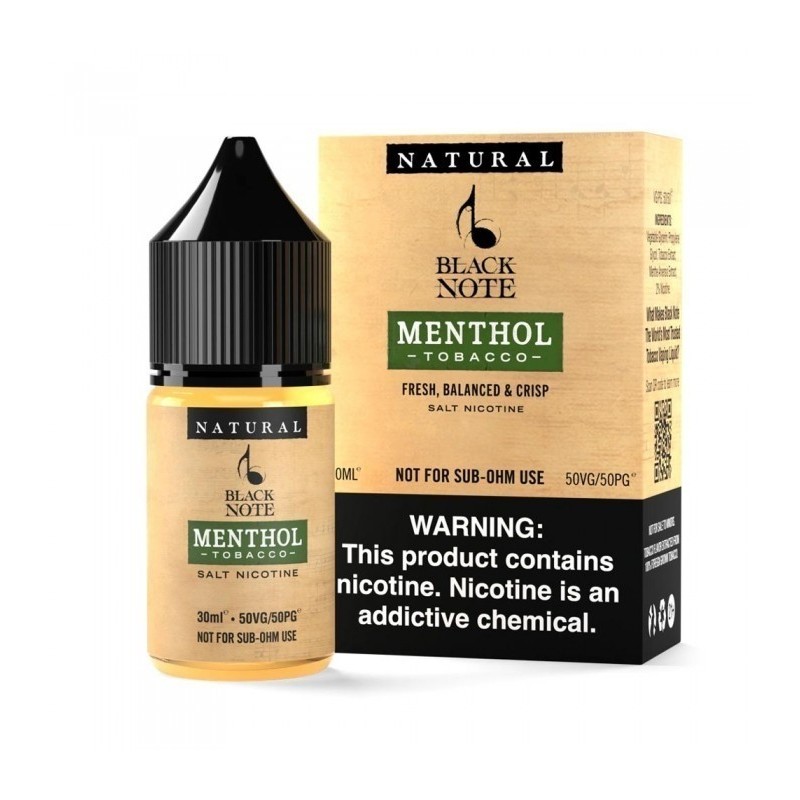 Black Note Menthol Tobacco Salt Likit Black Note Menthol Tobacco Salt Likit