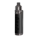 Voopoo Drag X Pod Mod, karbon fiber kaplama, gri renkli elektronik sigara.