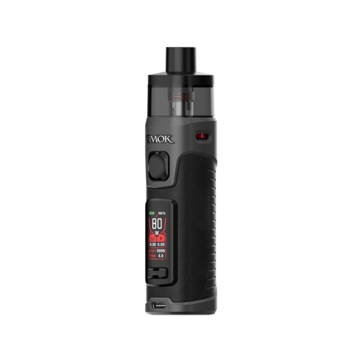 Smok RPM 5 Pro Pod Mod Gri Gri Antrasit, dijital ekranlı, 80W