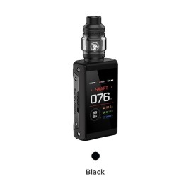 GeekVape T200 Pod Mod Siyah, büyük ekranlı, güçlü elektronik sigara.