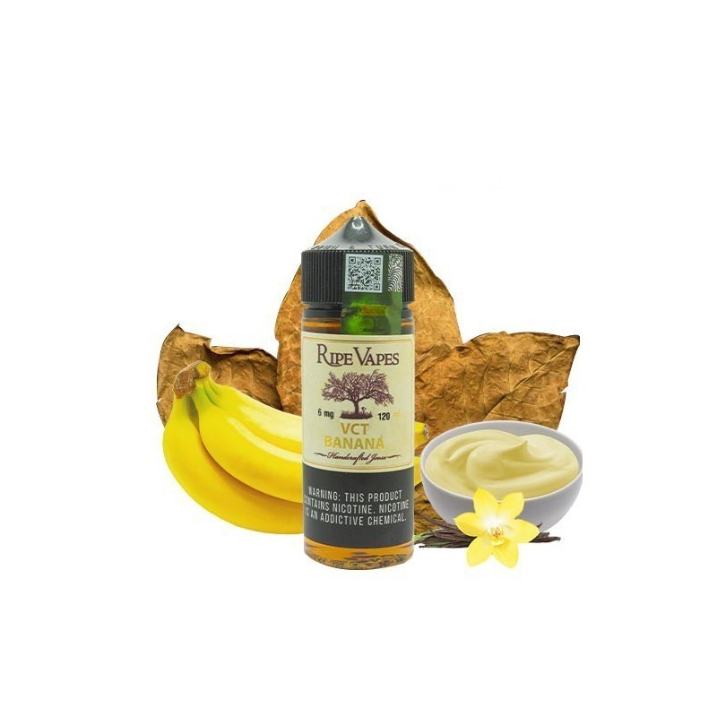 Ripe Vapes VCT Banana (Tütün, Krema, Muhallebi, Vanilya ve Muz) Ripe Vapes VCT Banana (Tütün, Krema, Muhallebi, Vanilya ve Muz)