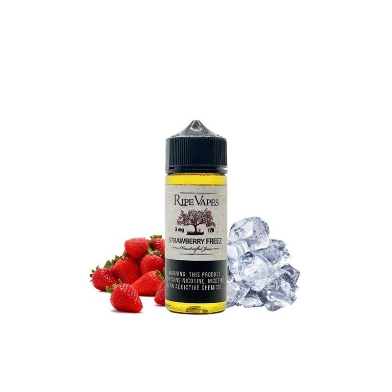 Ripe Vapes Strawberry Freez (Çilek ve Buz) E-Likit Ripe Vapes Strawberry Freez (Çilek ve Buz) E-Likit
