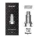 Smok Nord 1.4Ω Regular Coil yedek parça, metalik gri renk.