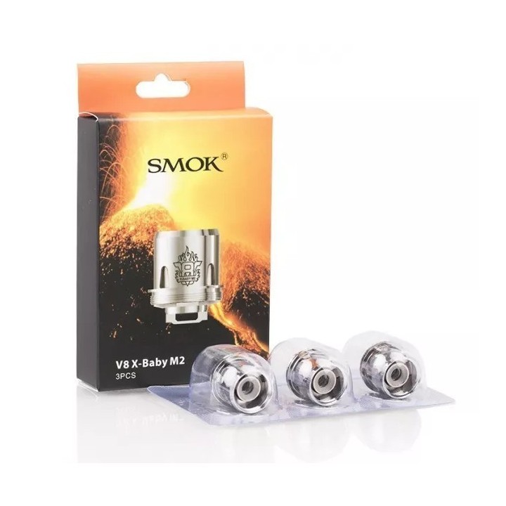 Smok TFV8 X-Baby M2 Coil 3'lü Paket Orijinal Yedek Atomizer Başlık