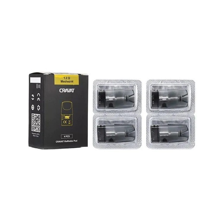 Uwell Cravat 1.2Ω Meshed-H Kartuş 4 Adet Paket