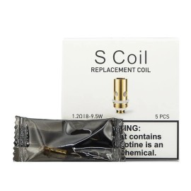 Innokin S Coil 1.2ohm yedek atomizer başlığı, 5 adet, altın renk.