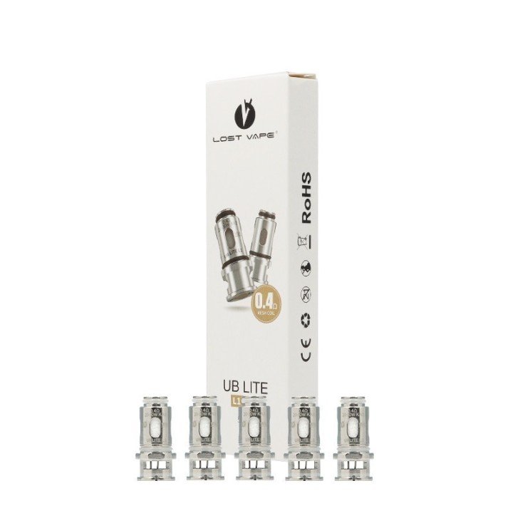 Lost Vape UB Lite 0.4ohm Mesh Coil Yedek Kartuş 5'li Paket
