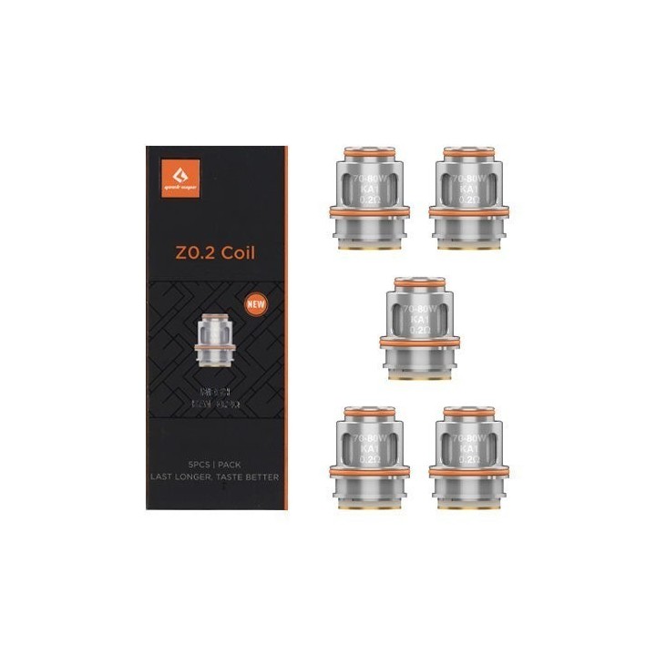 GeekVape Z0.2 Coil 5'li Paket, 70-80W KA1 0.2ohm Atomizer Yedek Parça