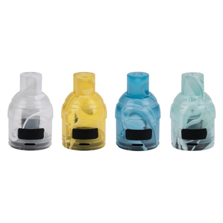 iJoy Diamond VPC UNIPOD Kartuş set, şeffaf, sarı, mavi ve yeşil renkli.