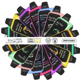 Saltica Cyber 18000 Kullan At Çeşitli Aromalar Tek Kullanımlık Elektronik Sigara