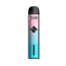 Uwell Caliburn Explorer Pod Mod pembe-mavi geçişli, kompakt elektronik sigara