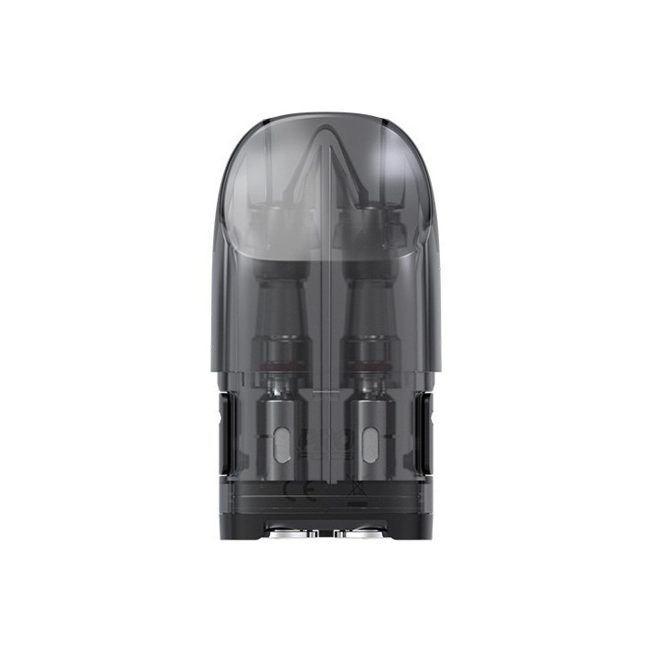 Uwell Caliburn Explorer Pod Mod yedek kartuş, koyu gri, çift bobin.