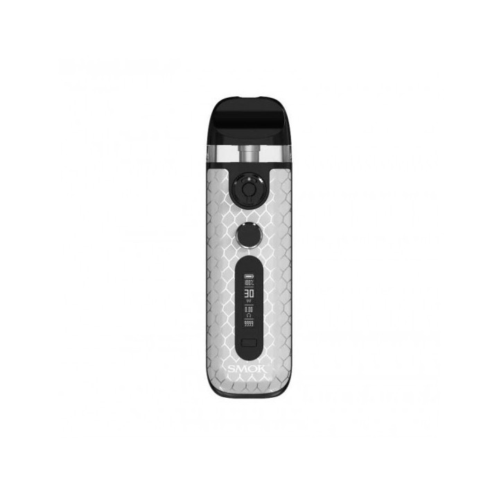 Smok NOVO 5 Pod Mod Gümüş Balıksırtı Desenli Elektronik Sigara