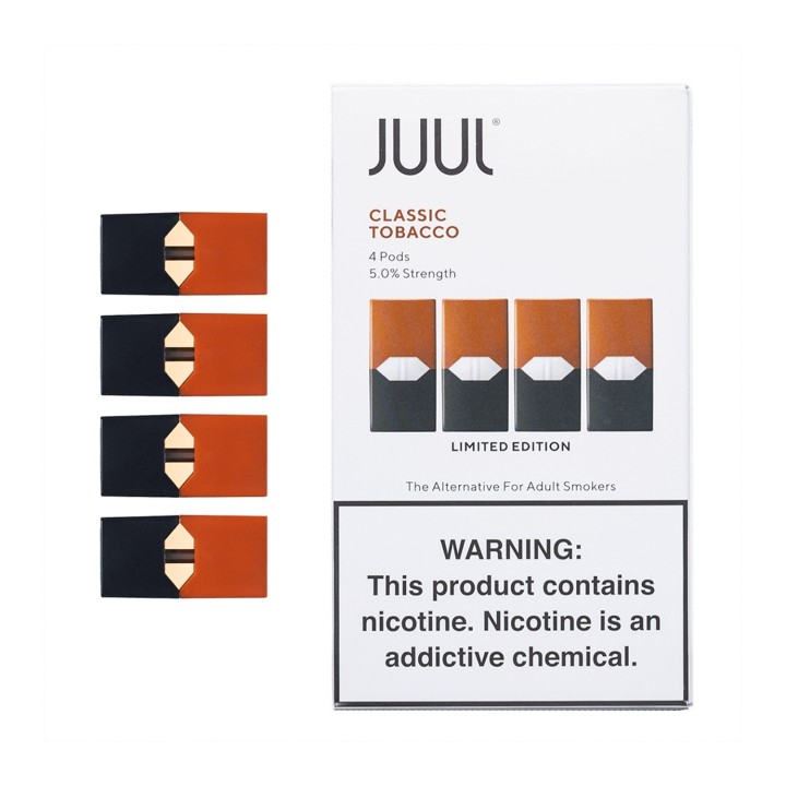 Juul Classic Tobacco 5% Kartuş | Juul Juul İçeriğindeki Tatlar: