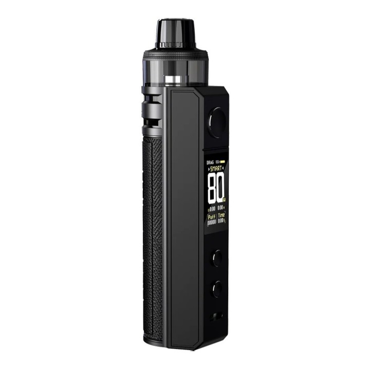 Voopoo Drag H80s Kit Pod Mod Siyah, dijital ekranlı elektronik sigara