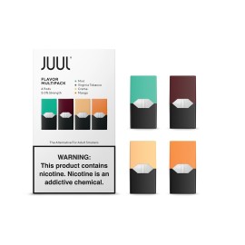 Juul Flavor Multipack 4 Pod (Mint, Mango, Creme, Tütün) Kartuş
