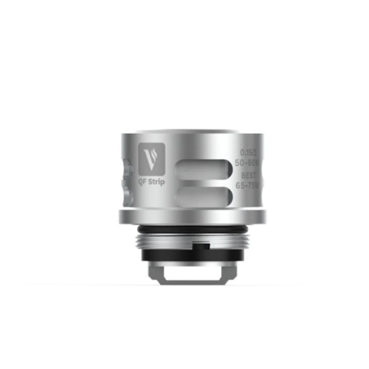 Vaporesso QF Strip Coil 0.15ohm yedek atomizer başlığı, gümüş renkli.