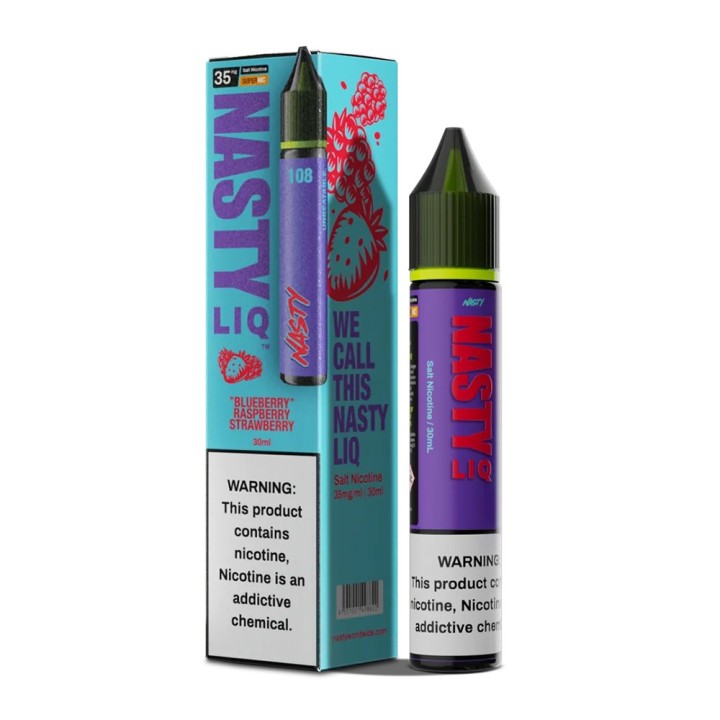 Nasty Juice Liq Blueberry Raspberry Strawberry Salt Likit |