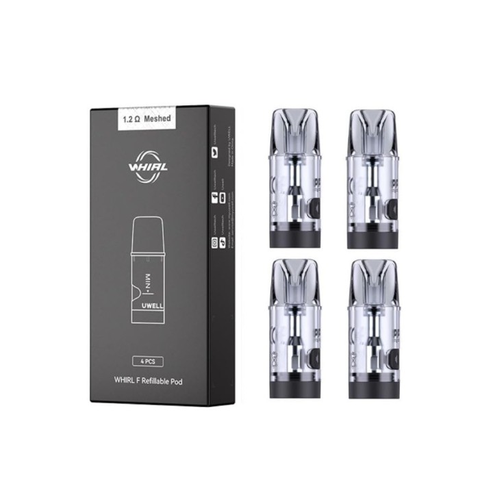 Uwell Whirl F Kartuş | Uwell Uwell Likit Kapasitesi: 2,0 ml;