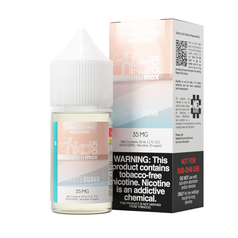 Naked White Guava Ice Salt Likit Naked White Guava Ice Salt Likit