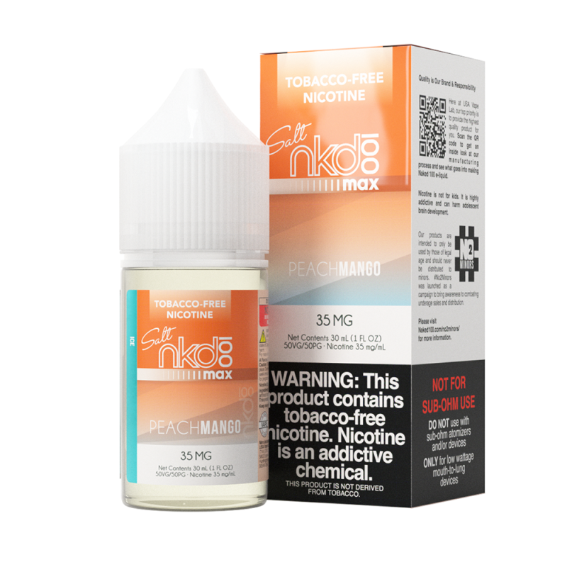 Naked Peach Mango Ice Salt Likit Naked Peach Mango Ice Salt Likit