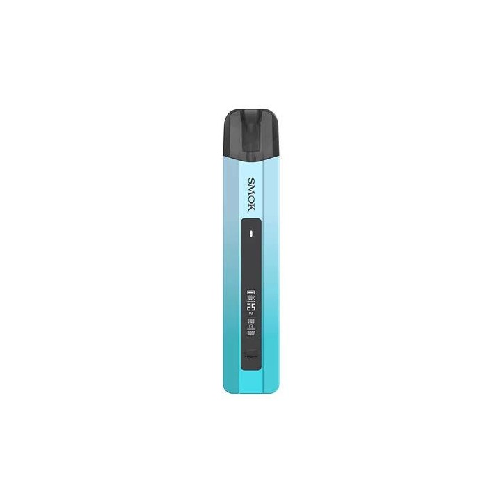 Smok Nfix Pro Pod Mod mavi renkli, dijital ekranlı elektronik sigara.
