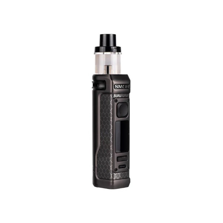 Smok RPM 100 Pod Mod koyu gri, balık pulu desenli, elektronik sigara.