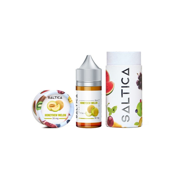 Saltica Honeydew Melon Salt Likit 50mg ve 35mg ambalajlı set