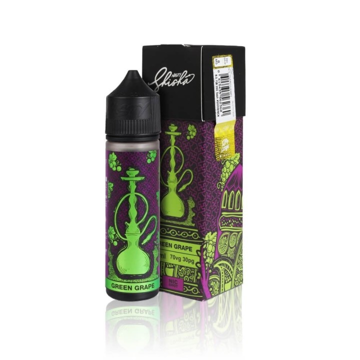 Nasty Juice Shisha Green Grape E Likit şişe ve kutu ambalajı