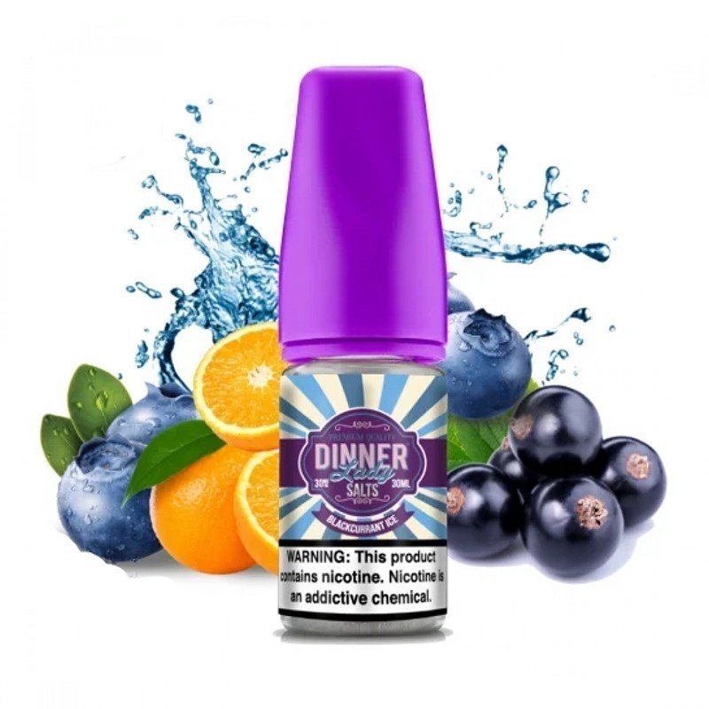 Dinner Lady Blackcurrant ice (Siyah Frenk Üzümü ve Mentol) Salt Dinner Lady Blackcurrant ice (Siyah Frenk Üzümü ve Mentol) Salt