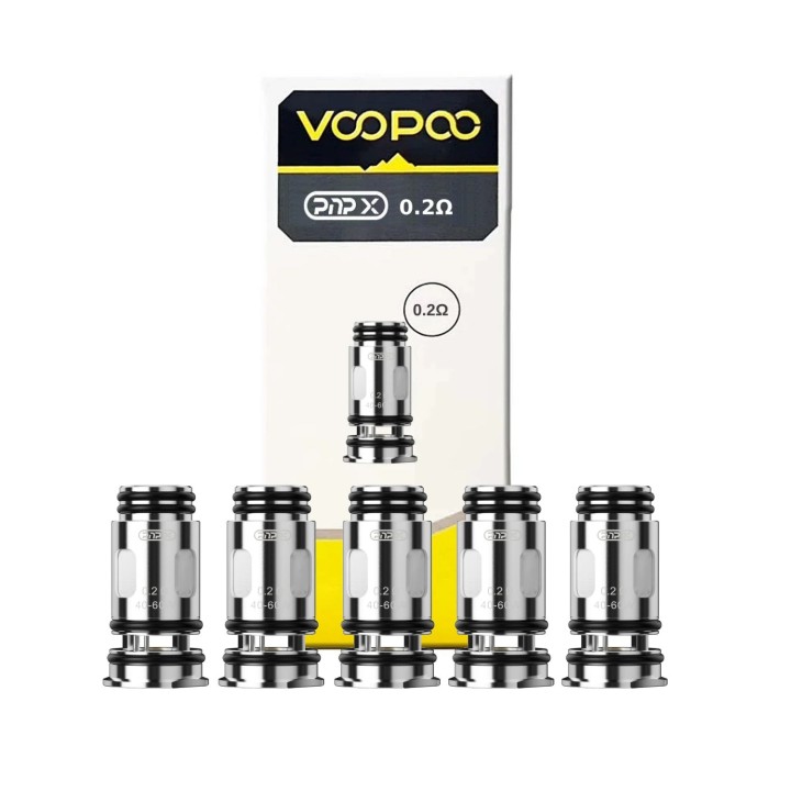 Voopoo PNP X 0.2Ω Coil Yedek Parça Paketi Metalik Görünüm