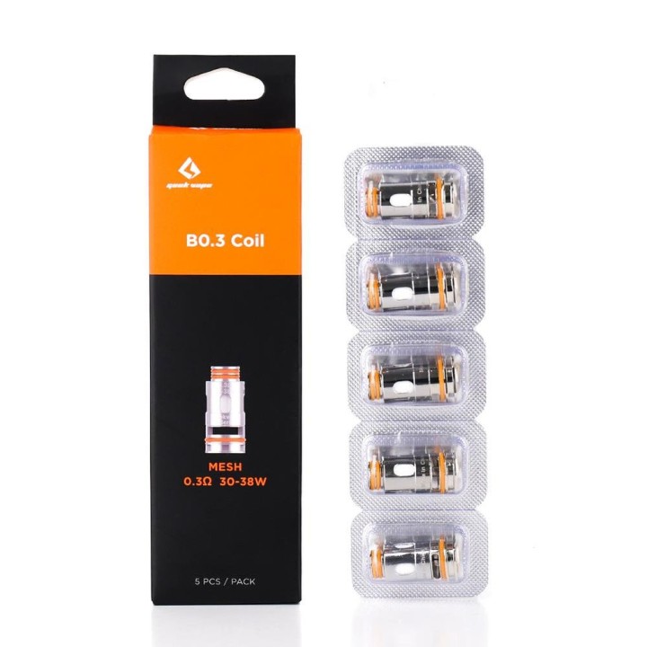 GeekVape B0.3 Mesh Coil 5'li Paket 0.3ohm 30-38W