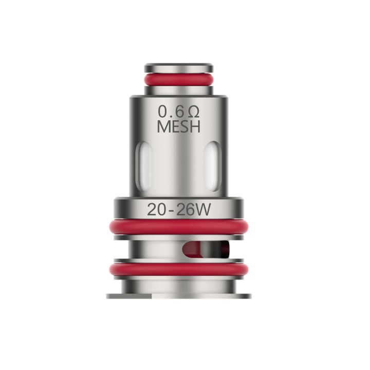 Vaporesso GTX 0.6 Ohm Mesh Coil, 20-26W, kırmızı conta
