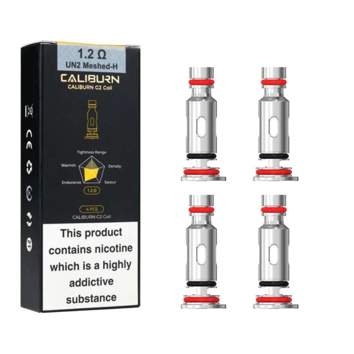 Uwell Caliburn G2 1.2Ω UN2 Meshed-H Coil 4 Adet Paket