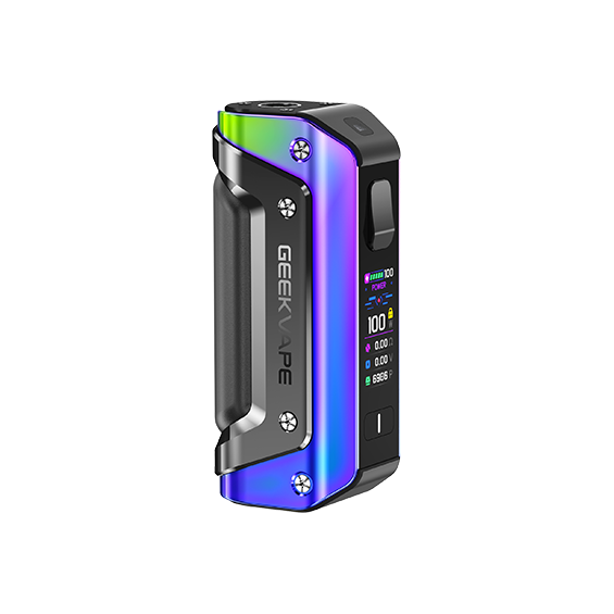 GeekVape Aegis Solo 3 Mod Pod, Rainbow renkli, dayanıklı elektronik sigara gövdesi.