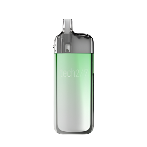 Smok Tech247 Pod Mod Yeşil Beyaz Degrade Şeffaf Görünümlü Elektronik Sigara