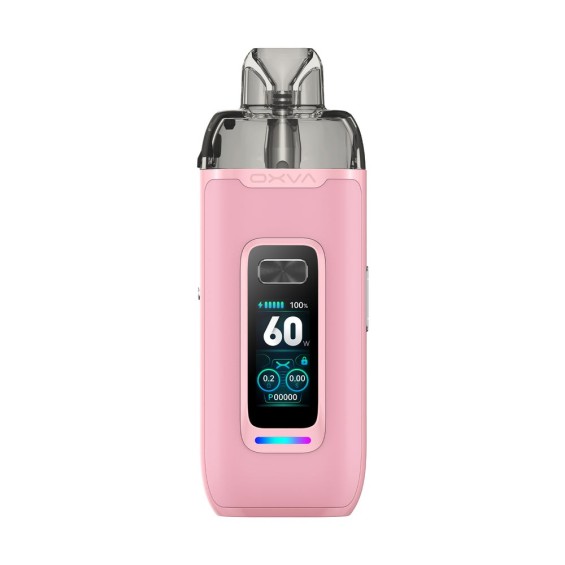 OXVA V Prime Pod Mod pembe renkli, dijital ekranlı elektronik sigara