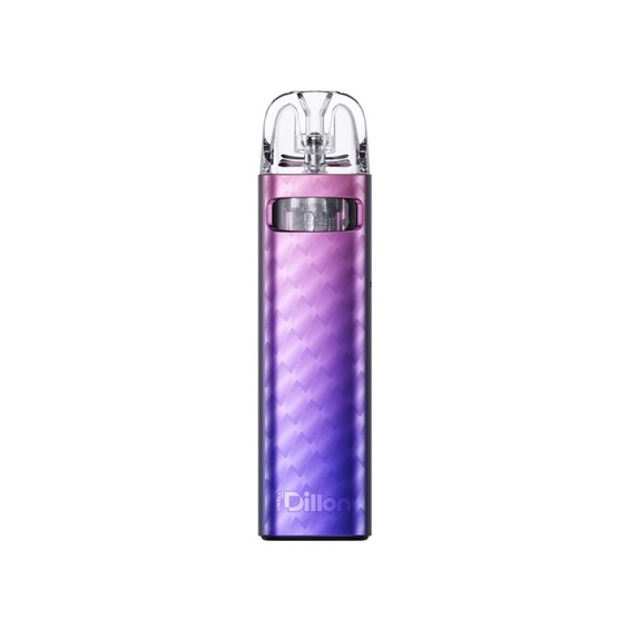 Uwell Dillon EM Pod Mod mor-pembe degrade desenli elektronik sigara.