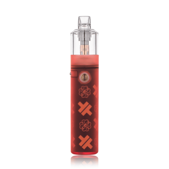 DotMod DotStick Revo Pod Mod Kırmızı, şeffaf gövdeli elektronik sigara
