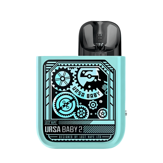 Lost Vape Ursa Baby 2 Pod Mod Açık Mavi, Dişli Tasarımlı Elektronik Sigara