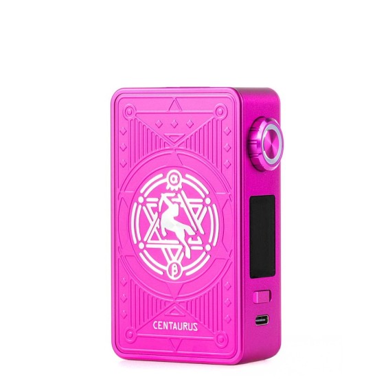 Lost Vape Centaurus M200 Mod Pod Mod Pembe, Centaurus gravürlü.