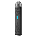 Lost Vape Ursa Nano S2 Pod Mod siyah, kabartmalı tasarımlı elektronik sigara.