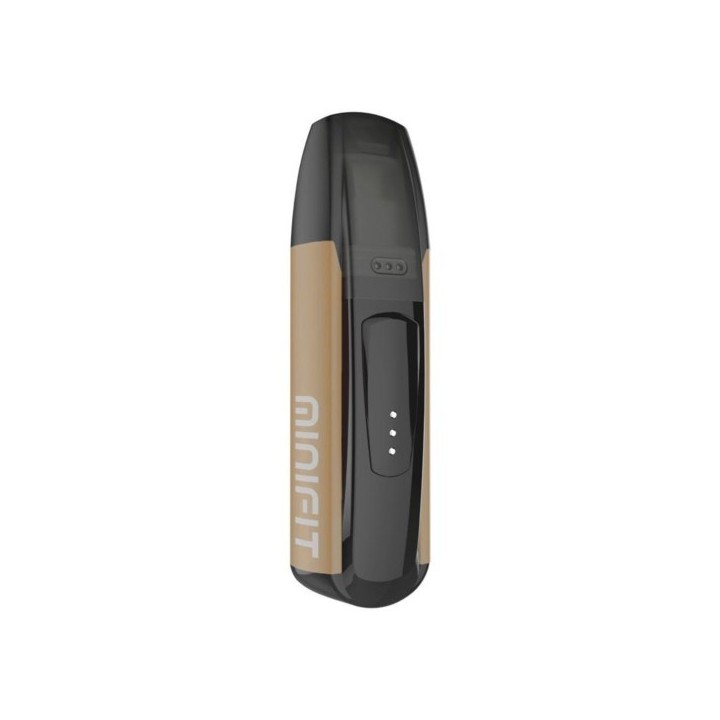 Justfog Minifit Pod Mod altın rengi, kompakt ve şık elektronik sigara.