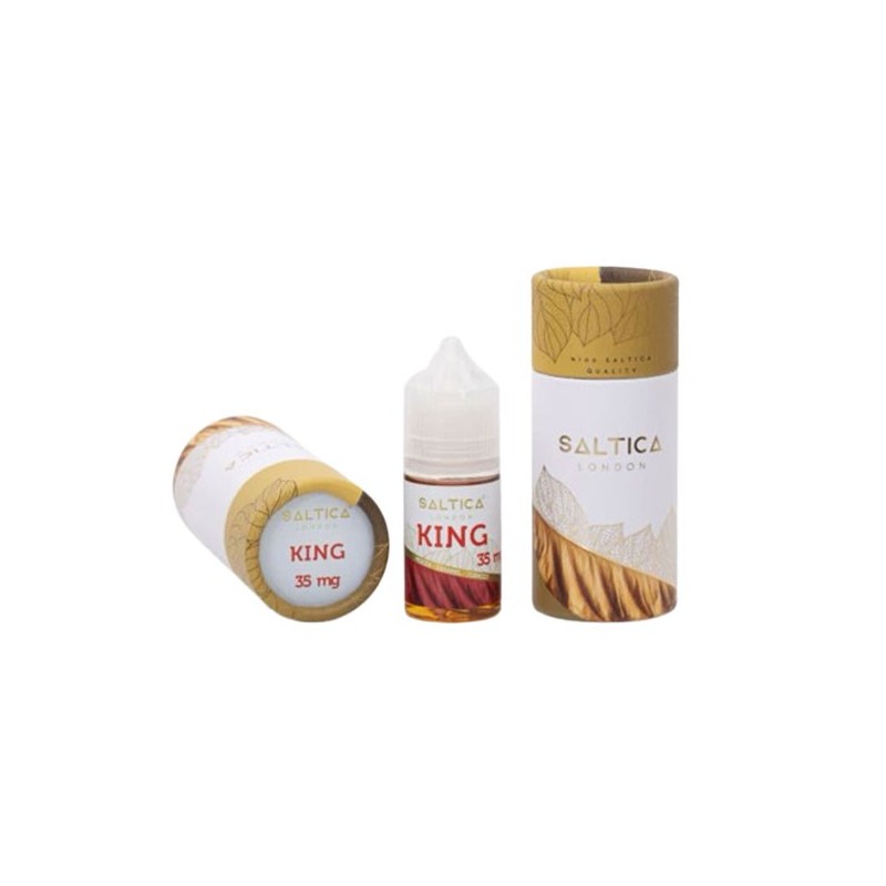 Saltica King (Tütün, Hindistan Cevizi, Kurabiye ve Badem) Salt Liki... Saltica King (Tütün, Hindistan Cevizi, Kurabiye ve Badem) Salt Liki...