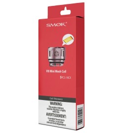 Smok V8 Mini Mesh Coil (5 Adet) Metal Yedek Atomizer Başlığı